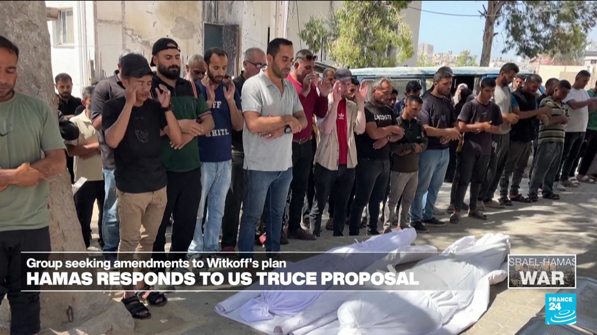 'Video thumbnail for Gaza: Hamas responds to US ceasefire with hostage exchange offer'