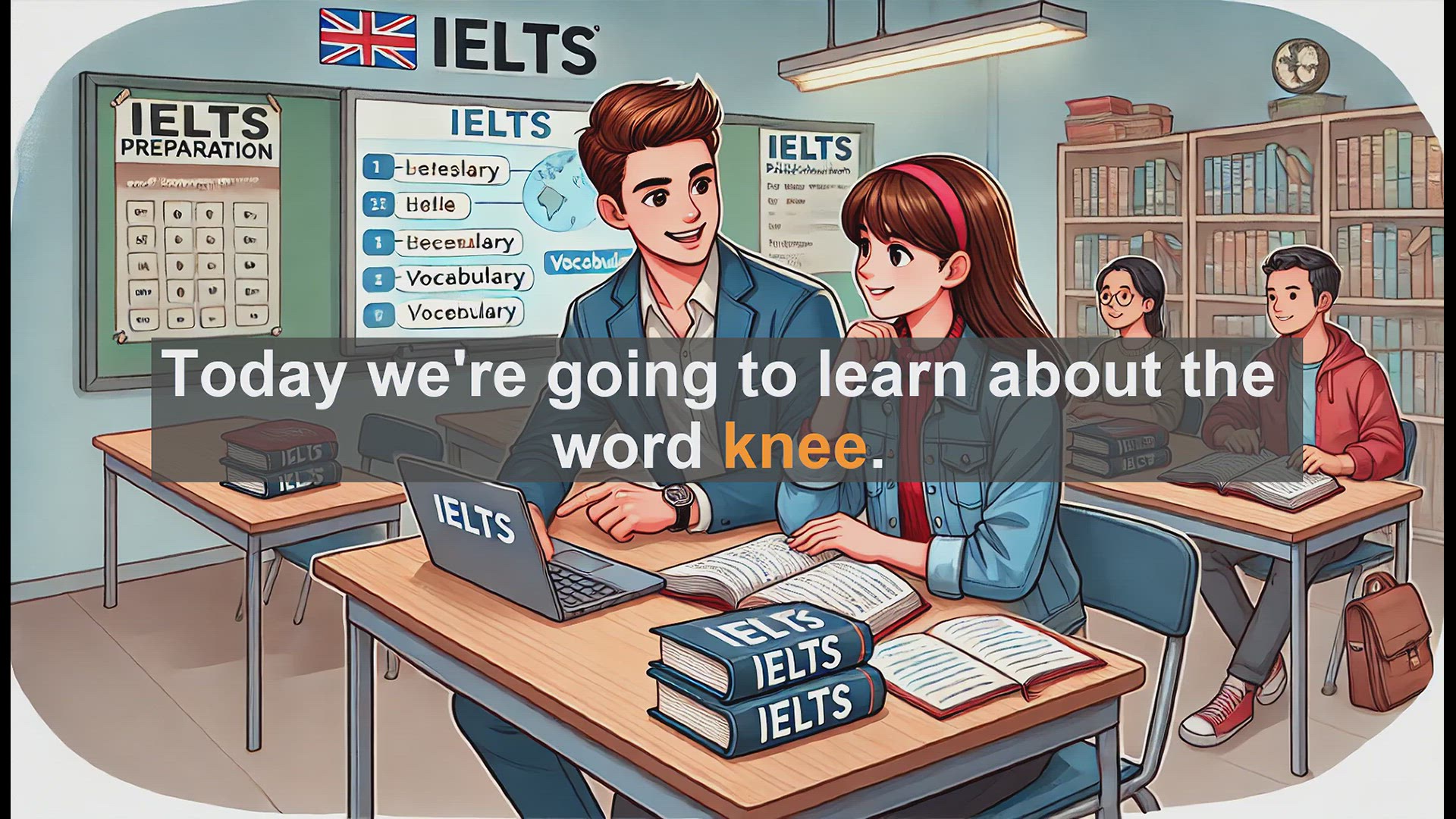 'Video thumbnail for 2500 Must Know IELTS 5.5 Vocabulary - Understanding the Word 'Knee': Definition, Usage, and Common Mistakes'