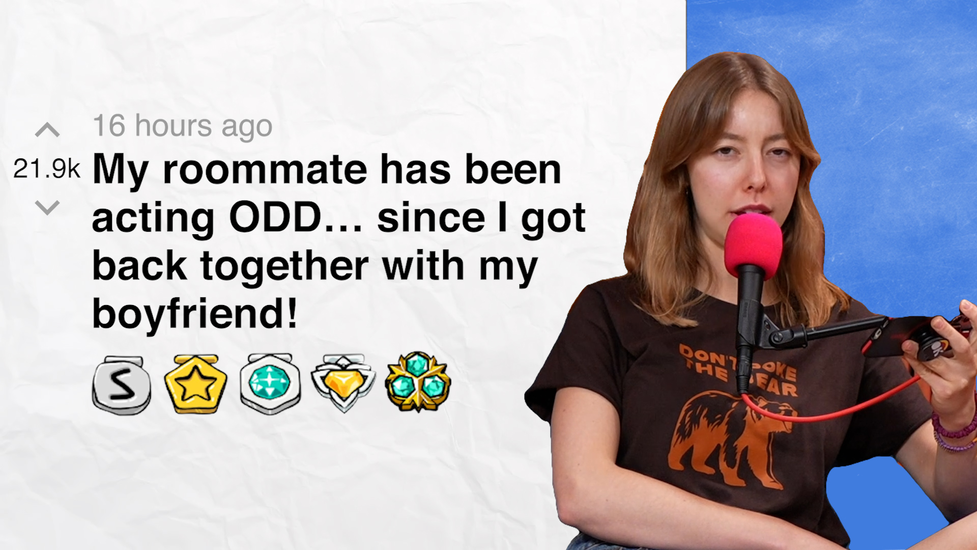 Video thumbnail for My roommate has been acting ODD… since I got back together with my boyfriend! - r/relationships | Reddit Stories