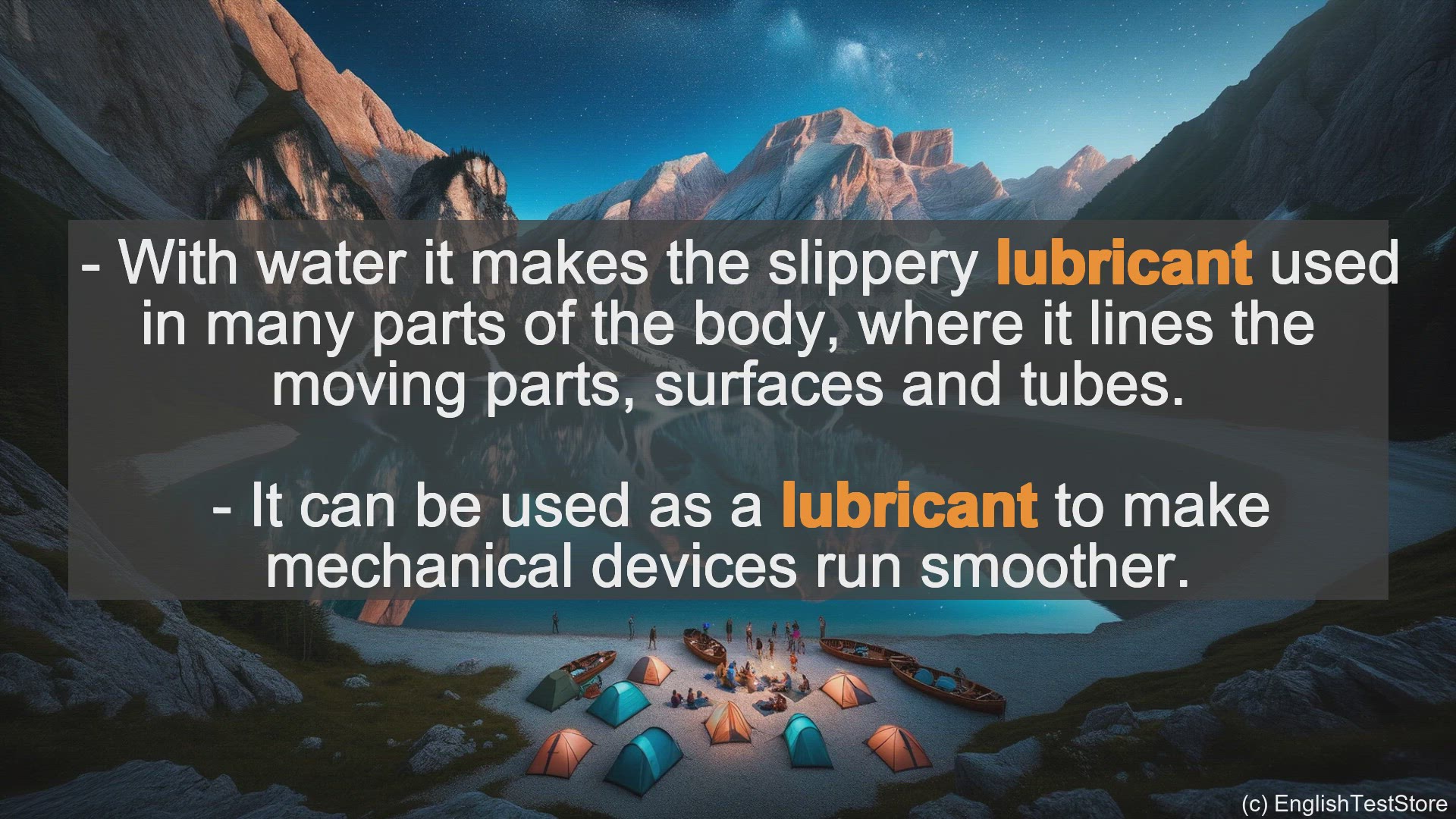 'Video thumbnail for How to Use Lubricant In Sentences - Examples Of Lubricant In Sentences'