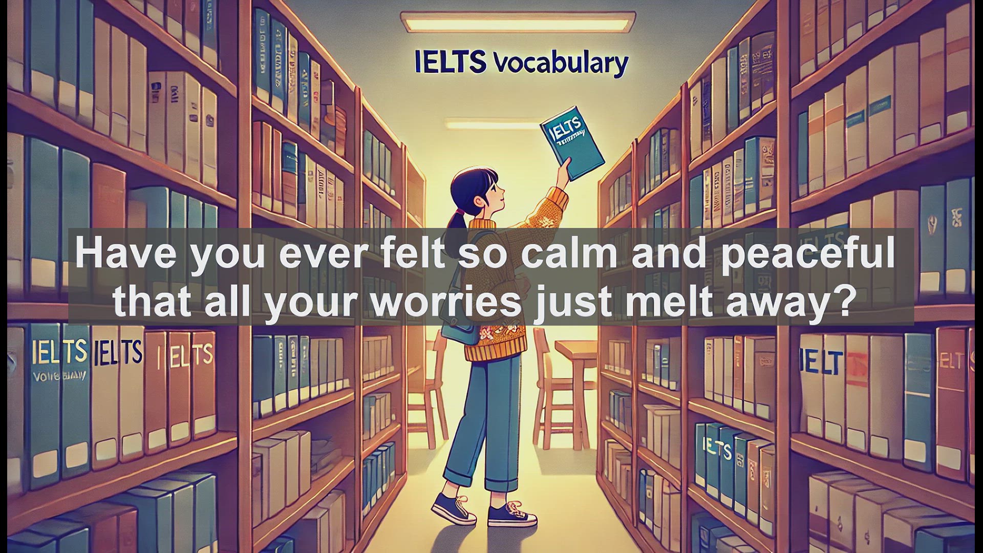 'Video thumbnail for 2500 Must Know IELTS 5.5 Vocabulary - Understanding 'Relaxing': A Calm and Peaceful English Word'