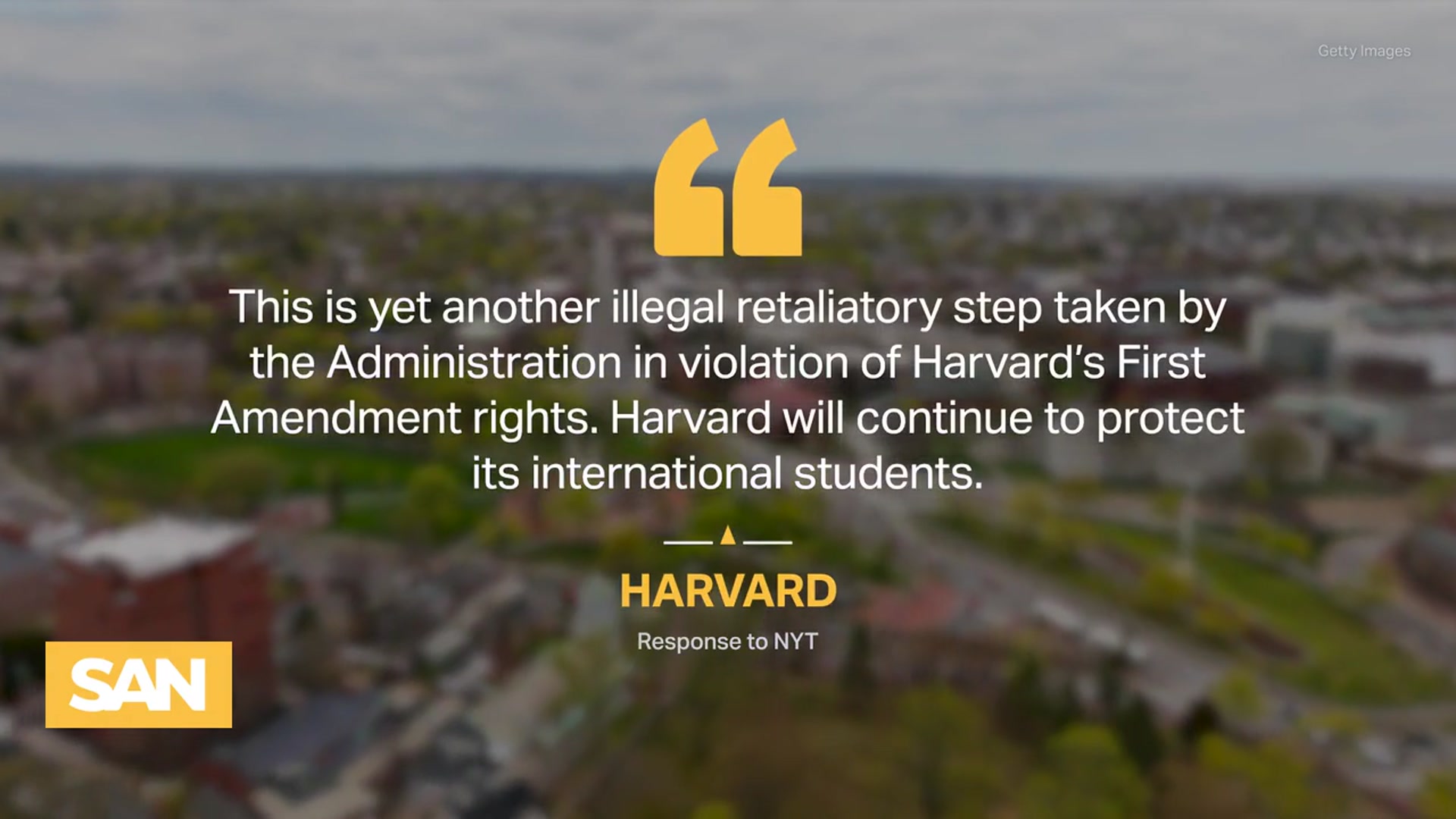 'Video thumbnail for Trump moves to block foreign students from Harvard via executive order '