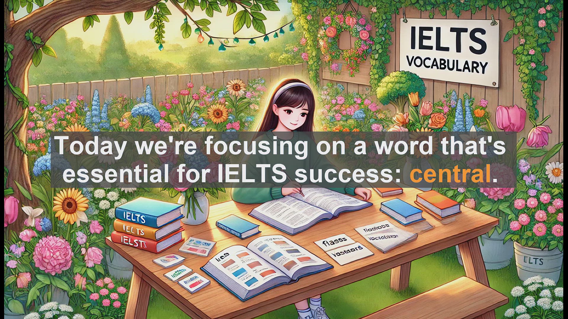 'Video thumbnail for 2500 Must Know IELTS 5.5 Vocabulary - Understanding 'Central': A Key Word for IELTS Success'