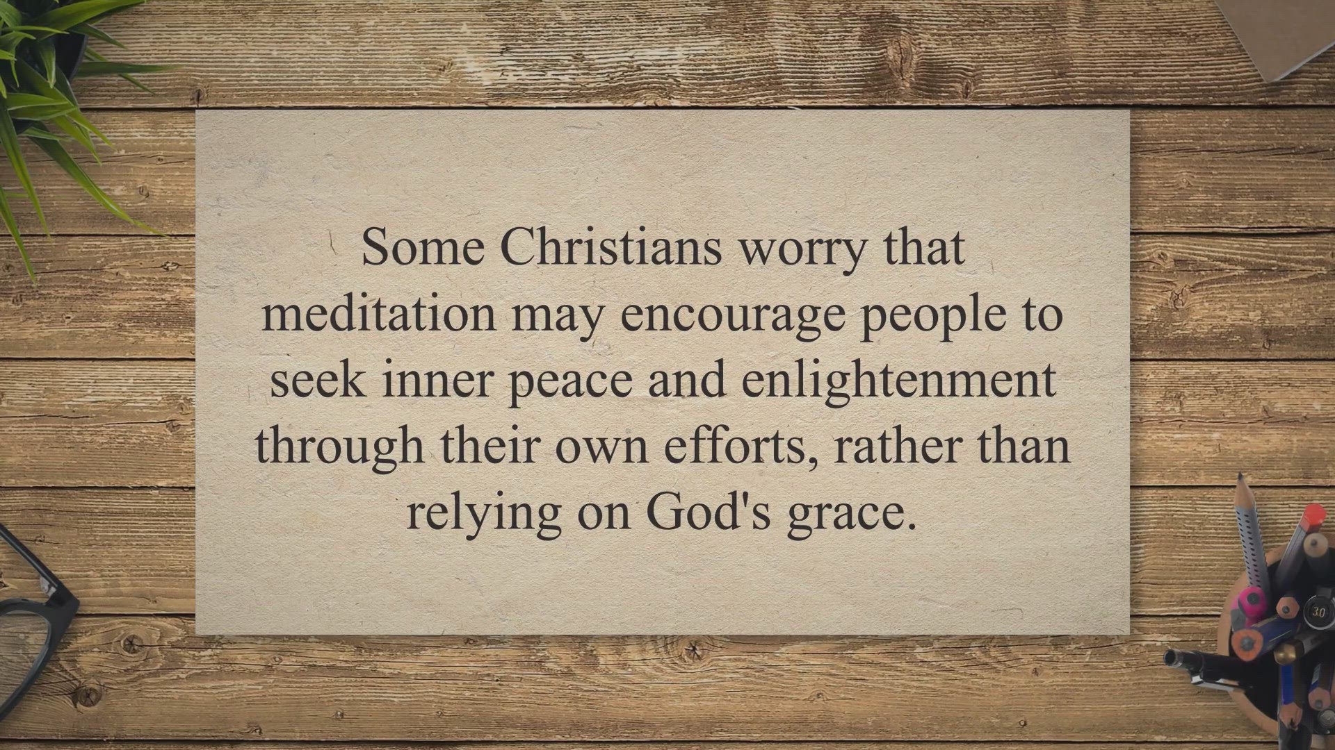 Video thumbnail for Exploring the Controversy: Understanding Christian Perspectives on Meditation