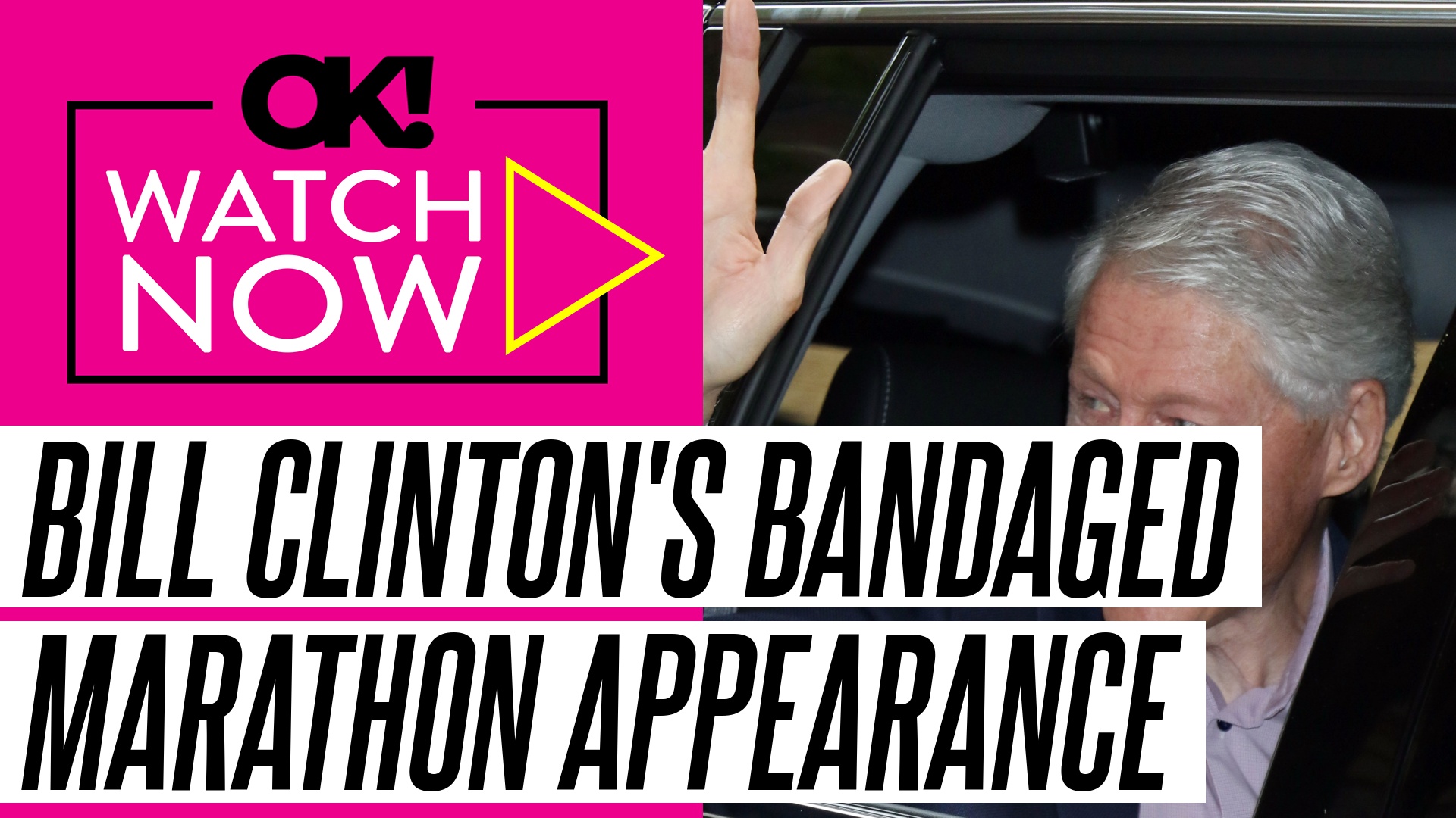 Video thumbnail for Bill Clinton, 79, Sparks Concerns After He's Spotted With Bandage on His Face at NYC Marathon Amid Health Woes