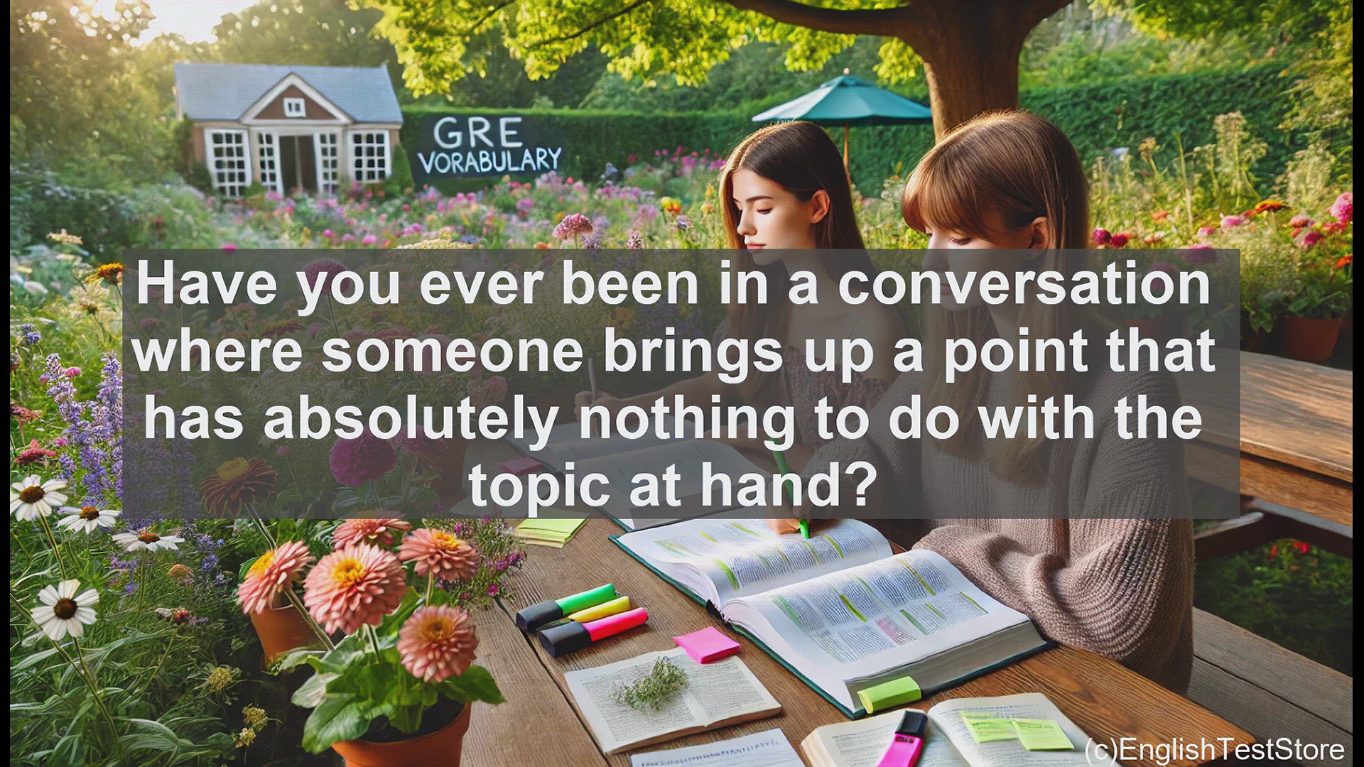 'Video thumbnail for GRE Vocabulary Lesson: Mastering the Concept of Irrelevance for GRE Success'