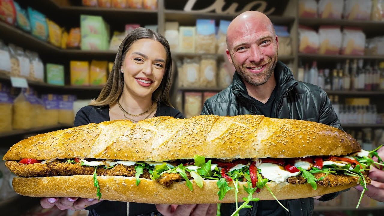 'Video thumbnail for Little Albania FOOD TOUR in NYC! This is How they Treat Me in LITTLE ALBANIA in New York City!'