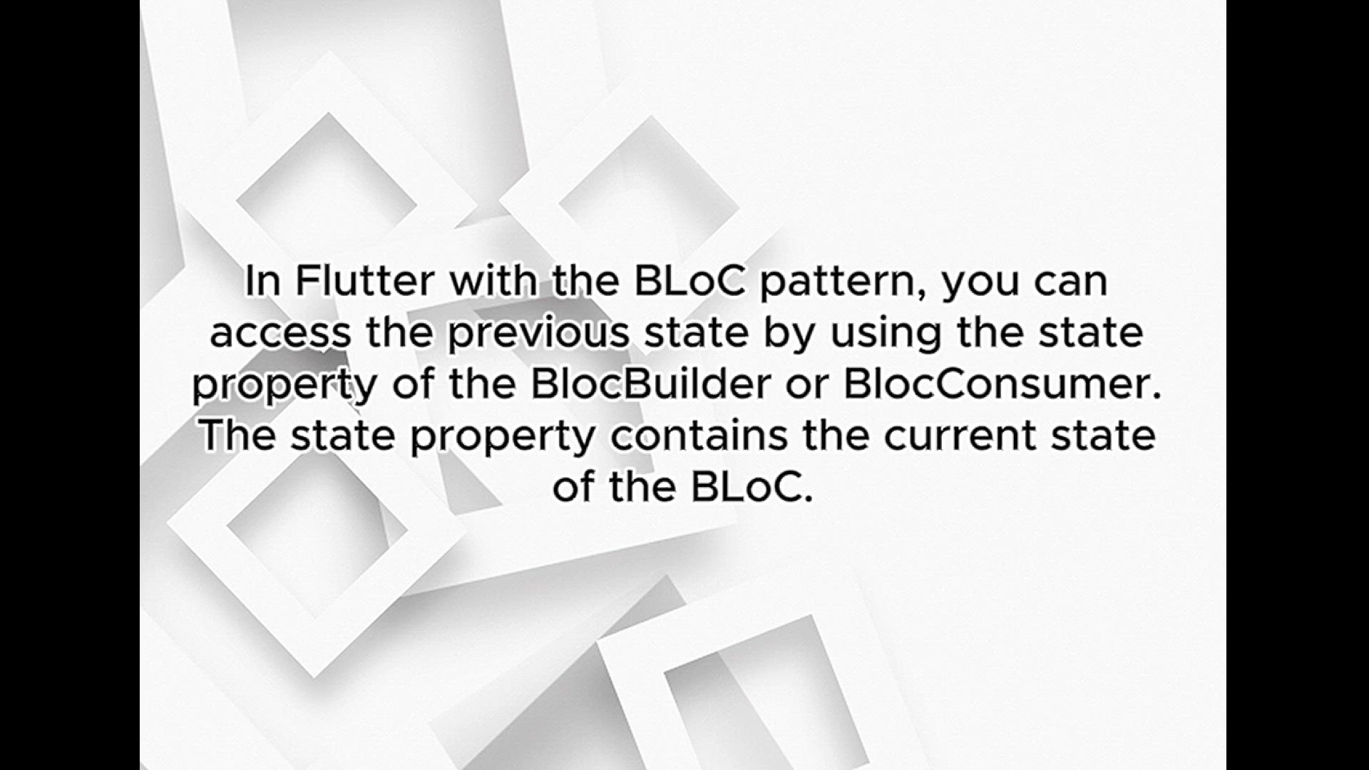 'Video thumbnail for Flutter Bloc Get Previous State Explained'