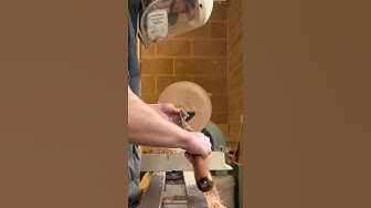 Video thumbnail for This bowl is THIN! #woodturning #shorts