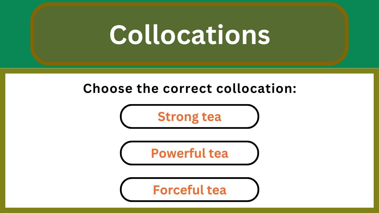 Video thumbnail for English Grammar Practice ||  Collocations || English Grammar Test