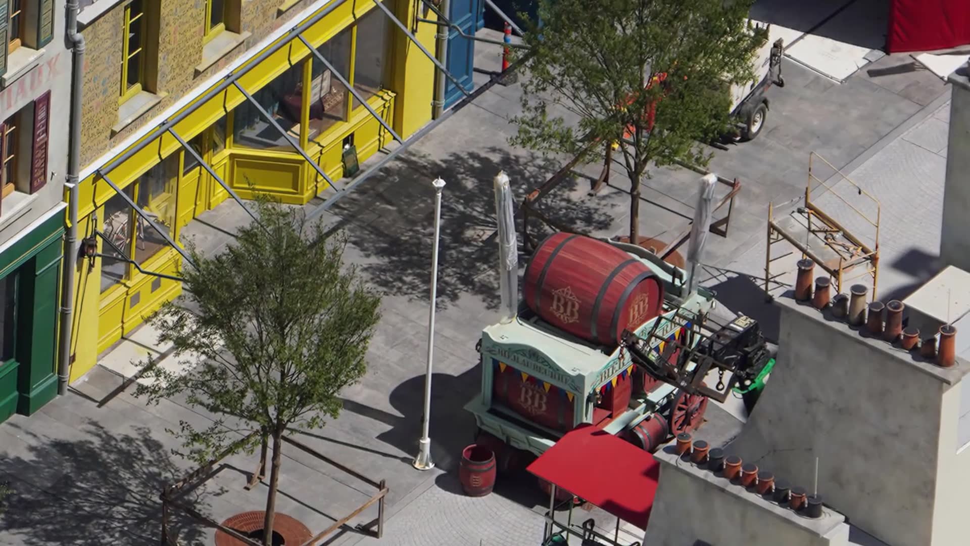 'Video thumbnail for Epic Universe Wizarding World of Harry Potter Construction Update From The Sky'