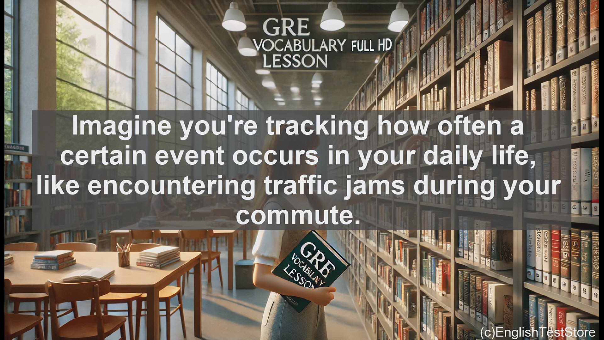 'Video thumbnail for GRE Vocabulary Lesson: Understanding Incidence - The Frequency of Occurrence'