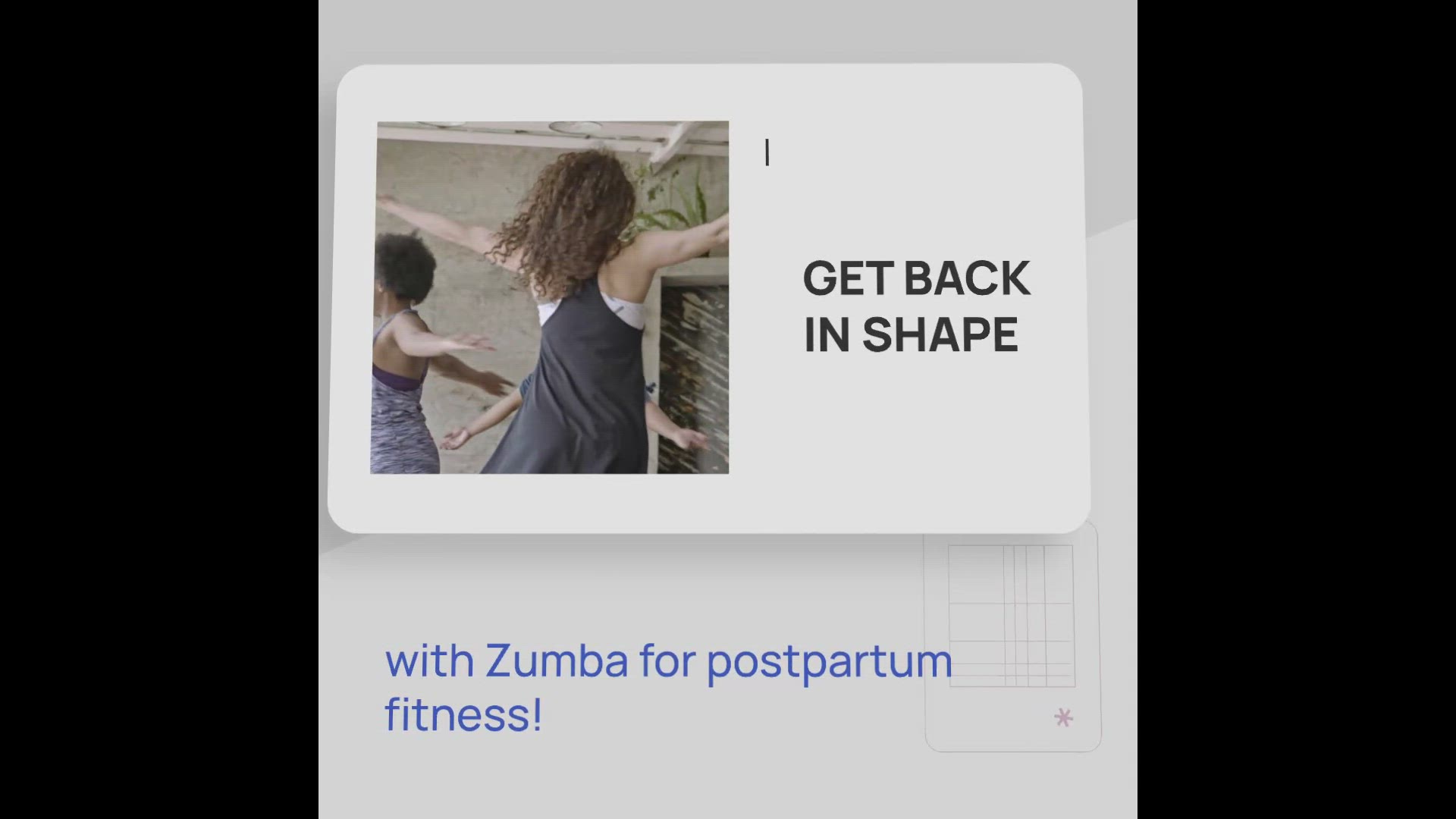 'Video thumbnail for Zumba for Postpartum Fitness'