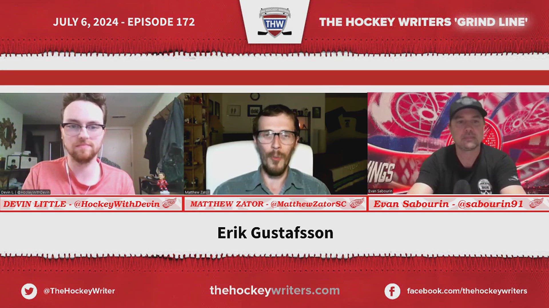 'Video thumbnail for Red Wings Free Agent Signings - Erik Gustafsson'