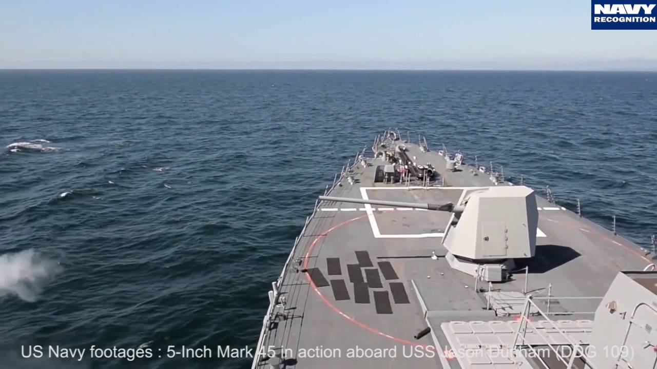 'Video thumbnail for BAE Systems 5-inch Mk 45 main gun for Type 26 Frigate - SAS 2016'