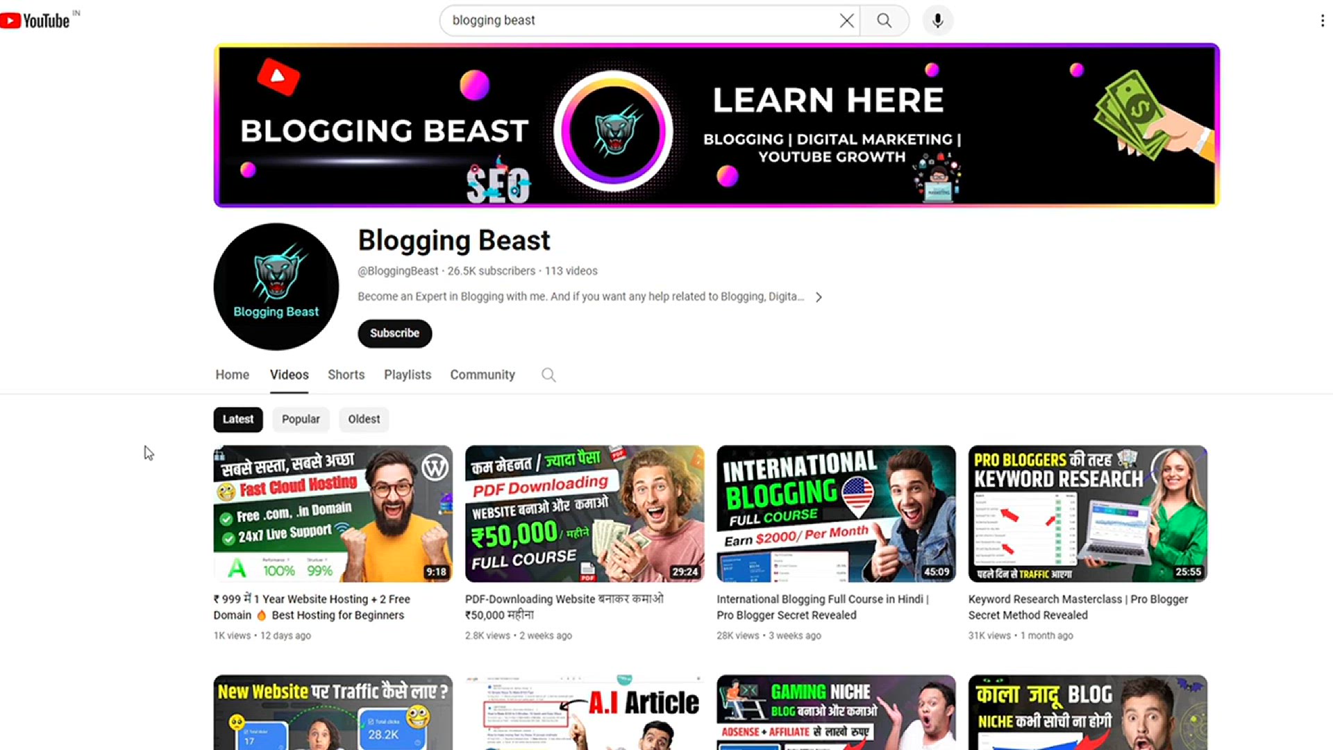 'Video thumbnail for Big Update in Google Algorithm _ Good News For Bloggers'
