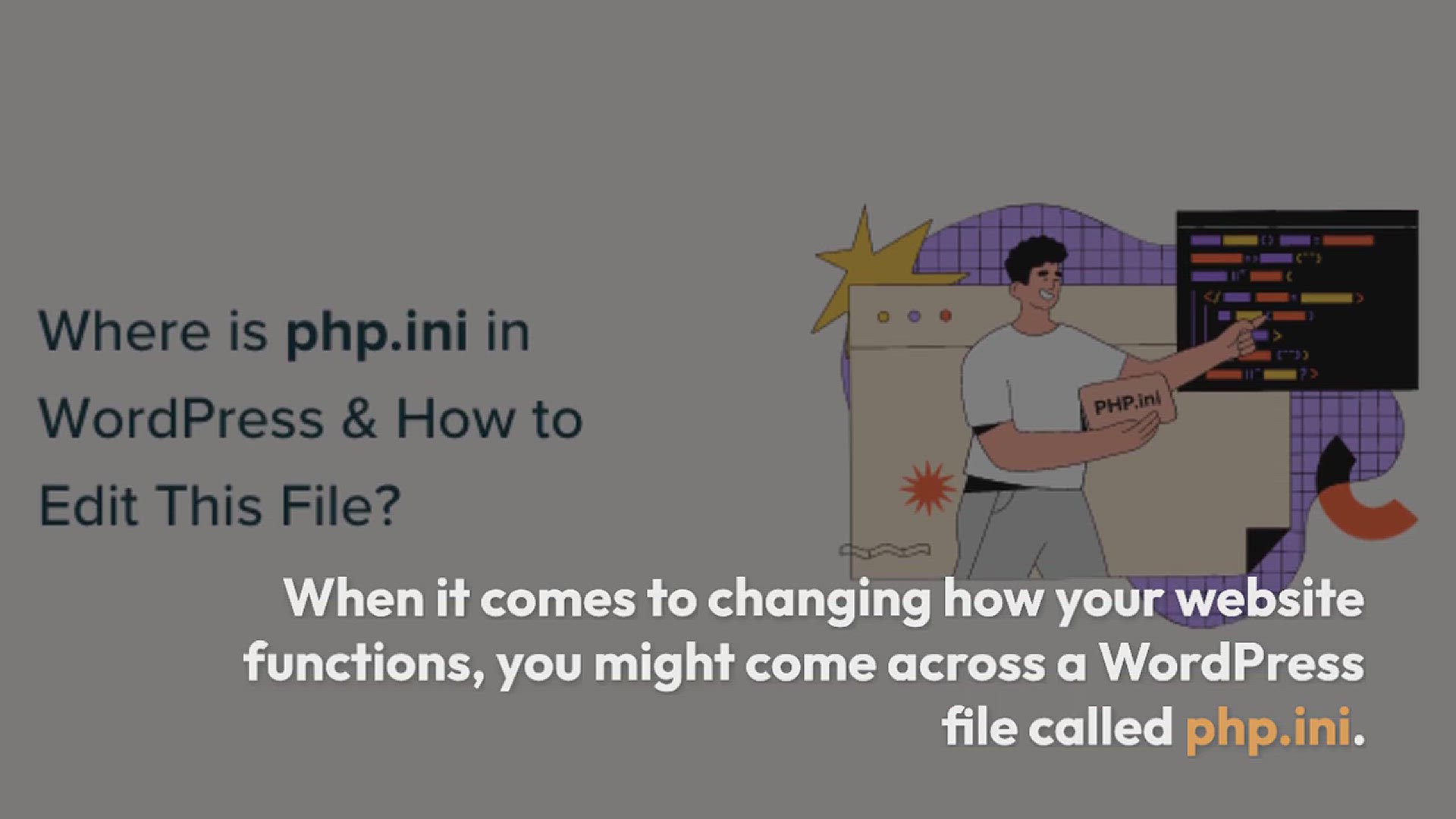 'Video thumbnail for Where Is php.ini in WordPress? (& How to Edit This File)'