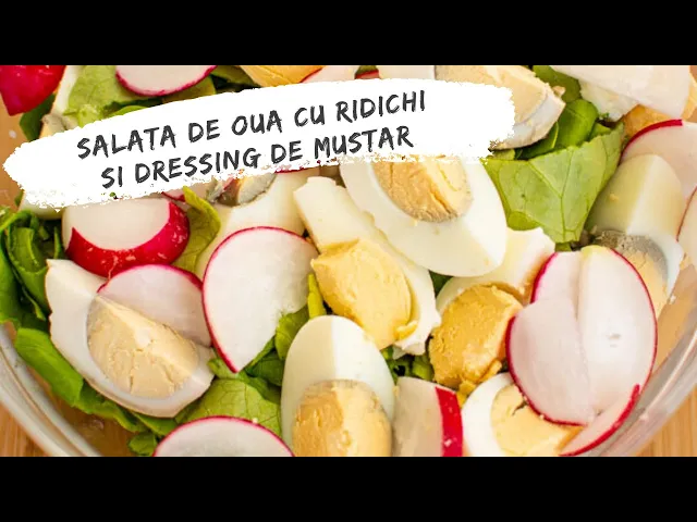 'Video thumbnail for Salata de ouă cu ridichi și dressing de muștar | Bucate Aromate'