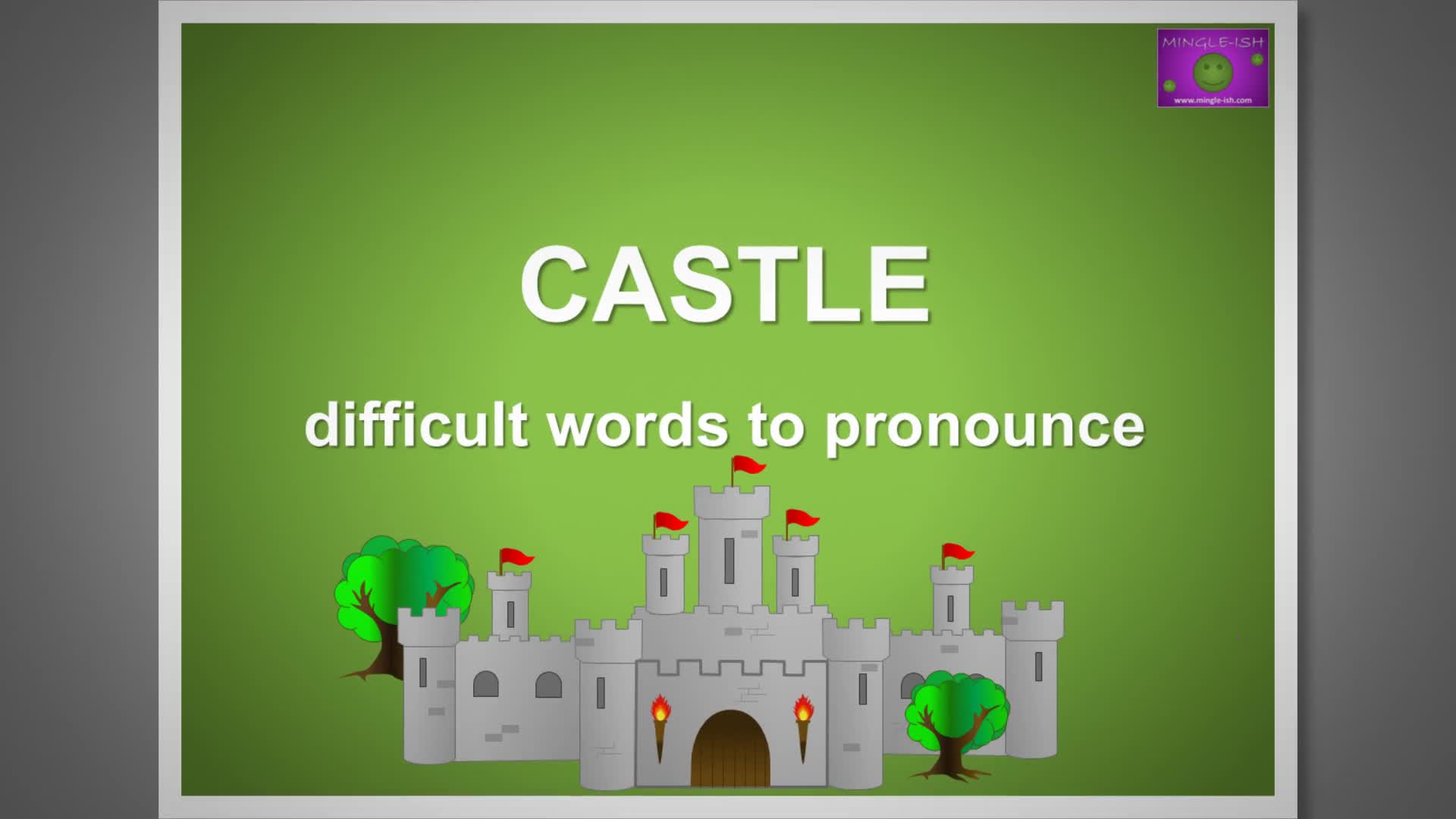 'Video thumbnail for Castle - Difficult words to pronounce'