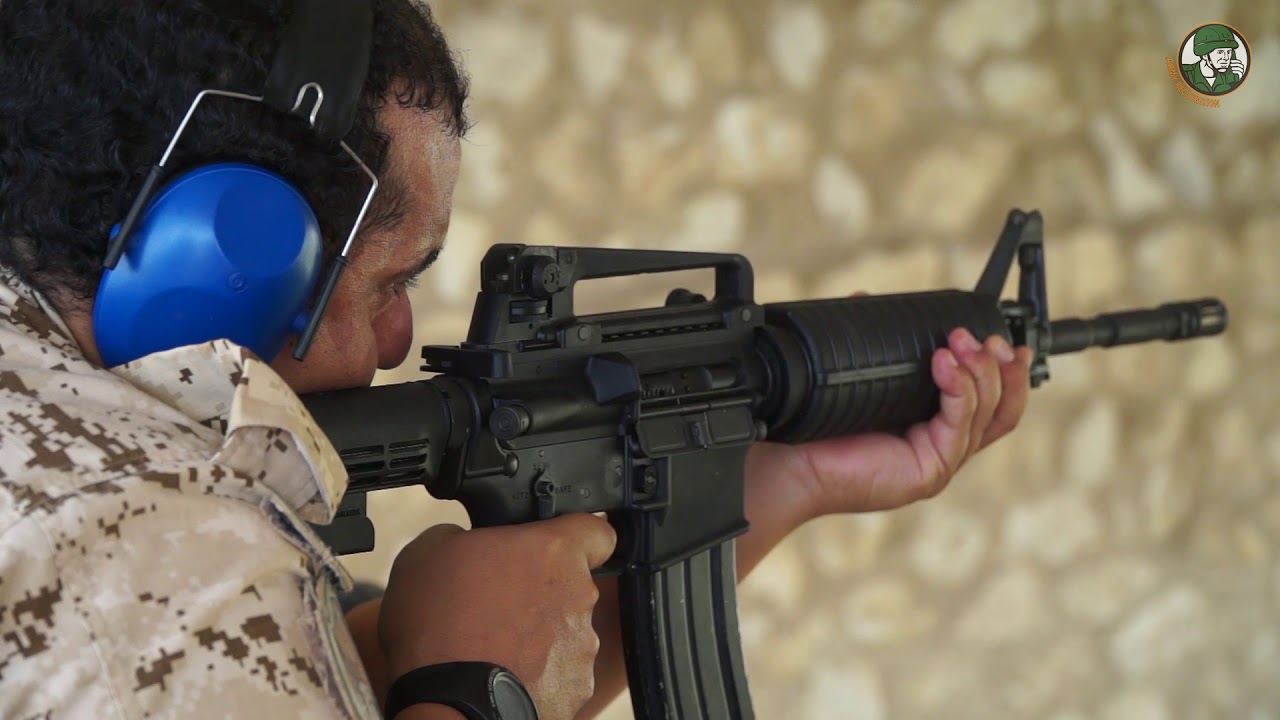 'Video thumbnail for BIDEC 2017 live demonstration armoured small arms Bahrain International Defence Exhibition Day 2'