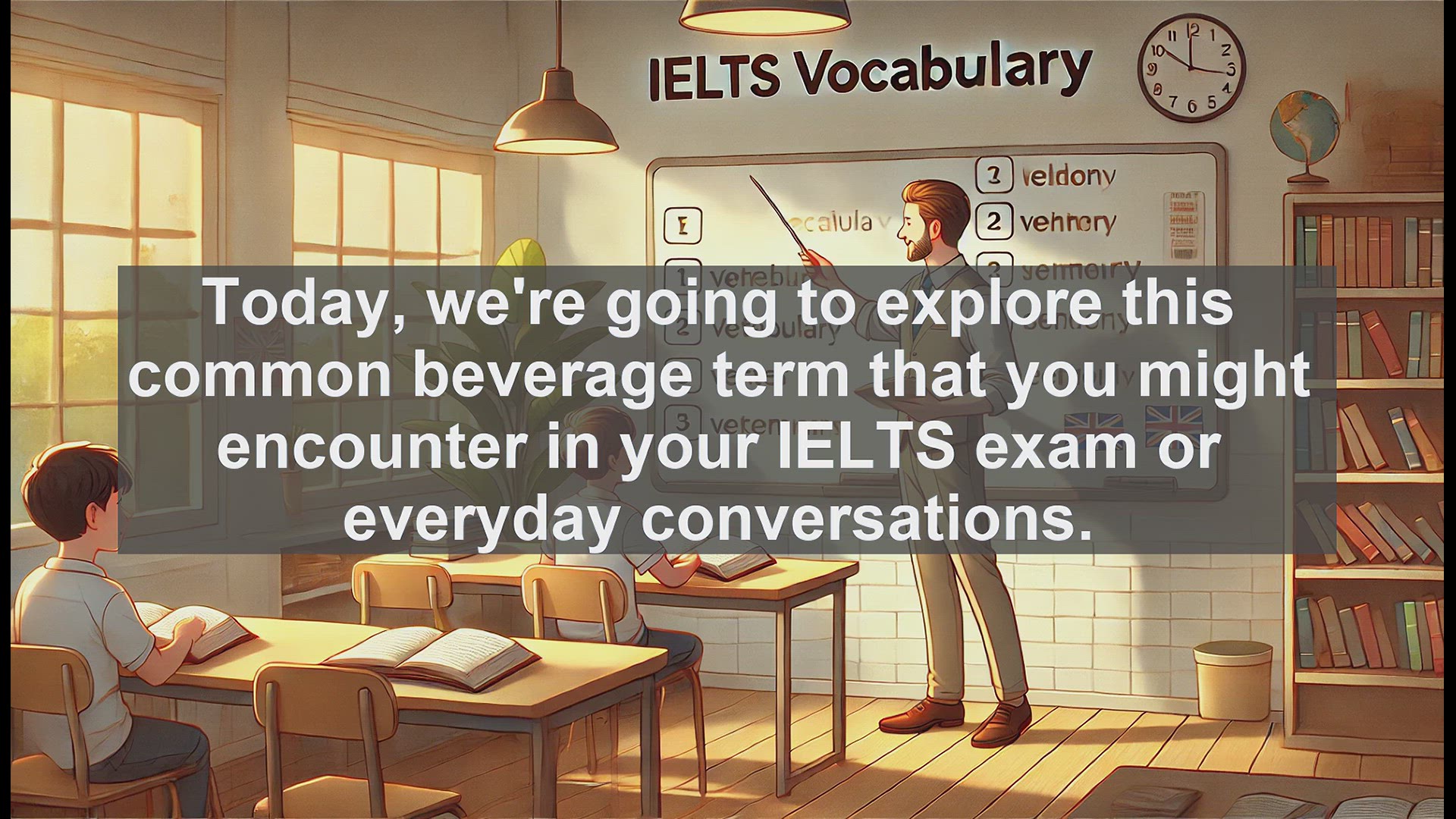 'Video thumbnail for 2500 Must Know IELTS 5.5 Vocabulary - Beer: A Common Word for IELTS and Daily Conversations'