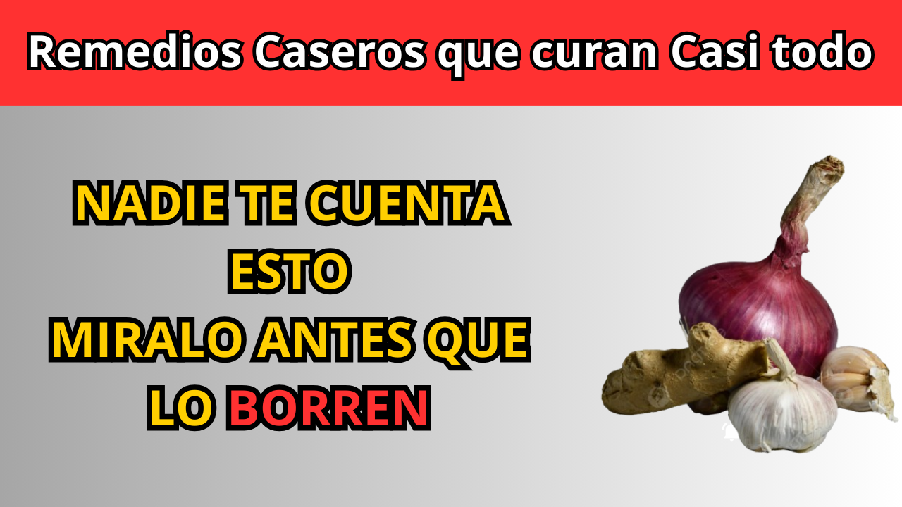 Video thumbnail for Remedios Caseros que Lo curan Casi Todo✅