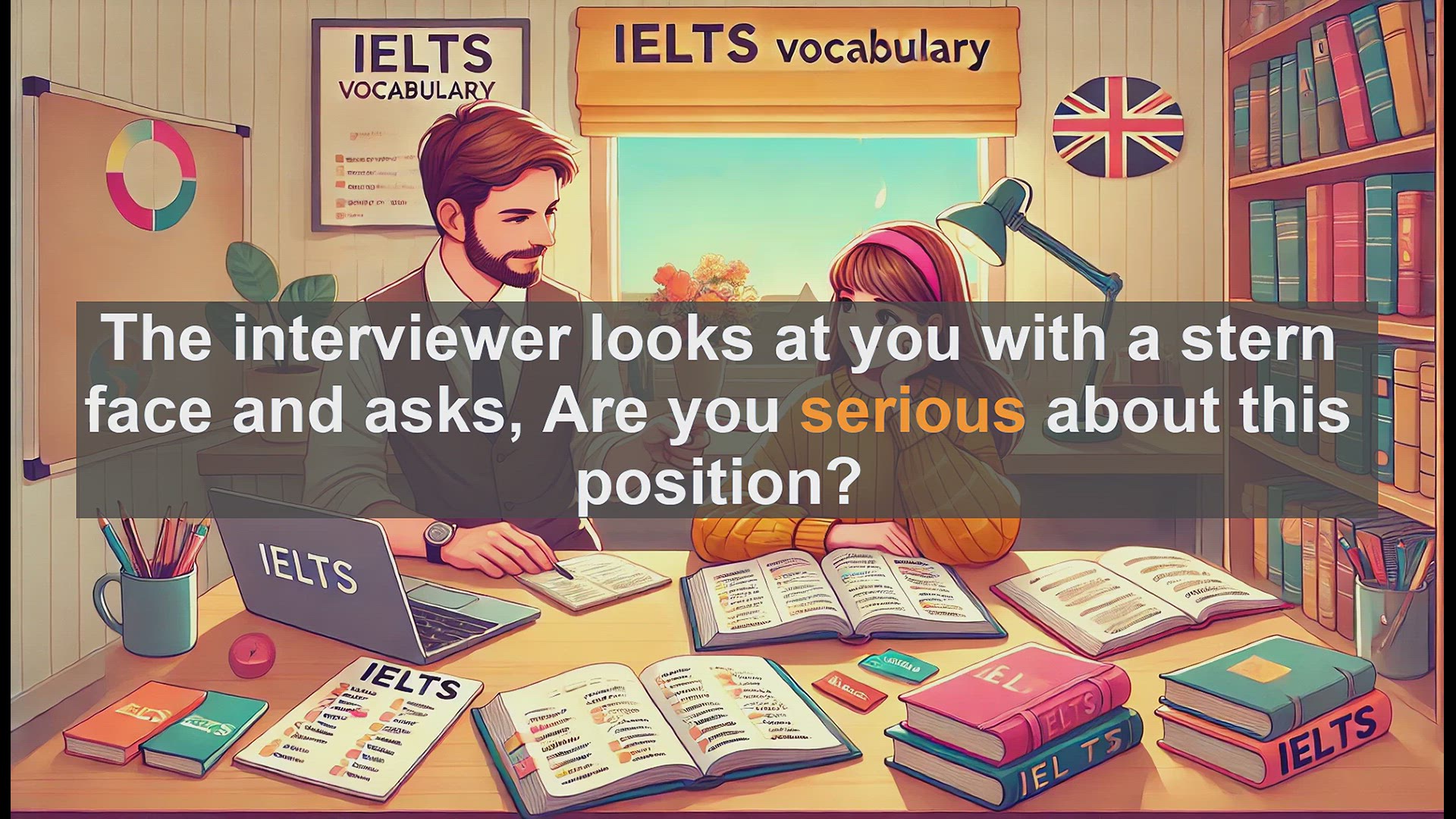 'Video thumbnail for 2500 Must Know IELTS 5.5 Vocabulary - Understanding 'Serious': A Key Word for IELTS Success'