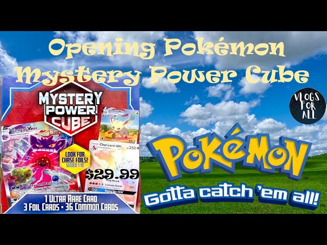 'Video thumbnail for Opening Pokémon Mystery Power Cube - What Rare Cards Await?'