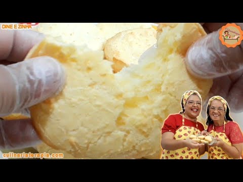 'Video thumbnail for Pão de Queijo Super Fácil com Requeijão'