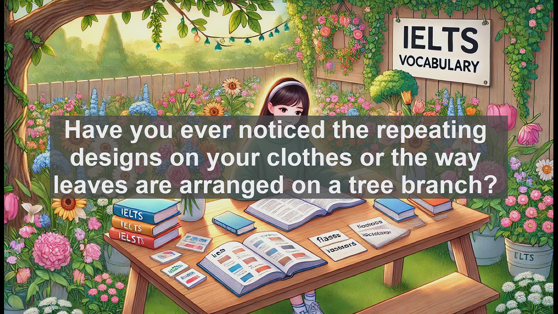 'Video thumbnail for 2500 Must Know IELTS 5.5 Vocabulary - Understanding 'Pattern' in English: Definition and Usage'