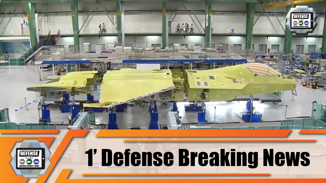 'Video thumbnail for Korea Aerospace Industries launch final assembly of KF-X fighter prototype'