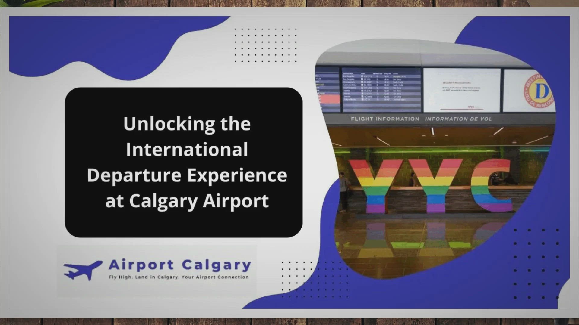 Video thumbnail for Unlocking the International Departure Experience at Calgary Airport