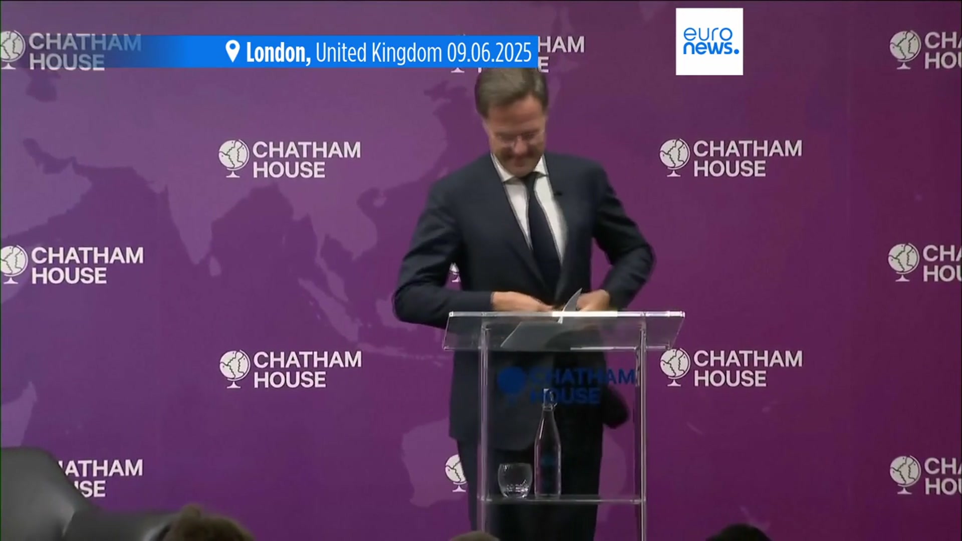 'Video thumbnail for NATO must boost air and missile defences fourfold to counter Russia's threat, Rutte says'