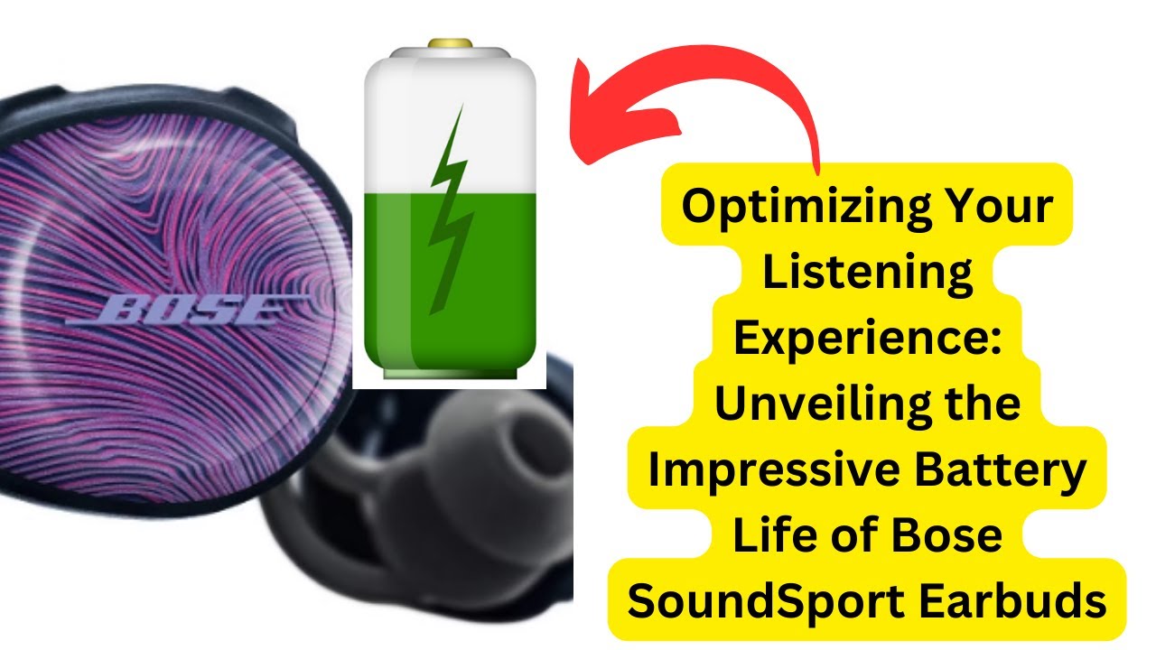 Video thumbnail for Unveiling the Impressive Battery Life of Bose SoundSport Earbuds