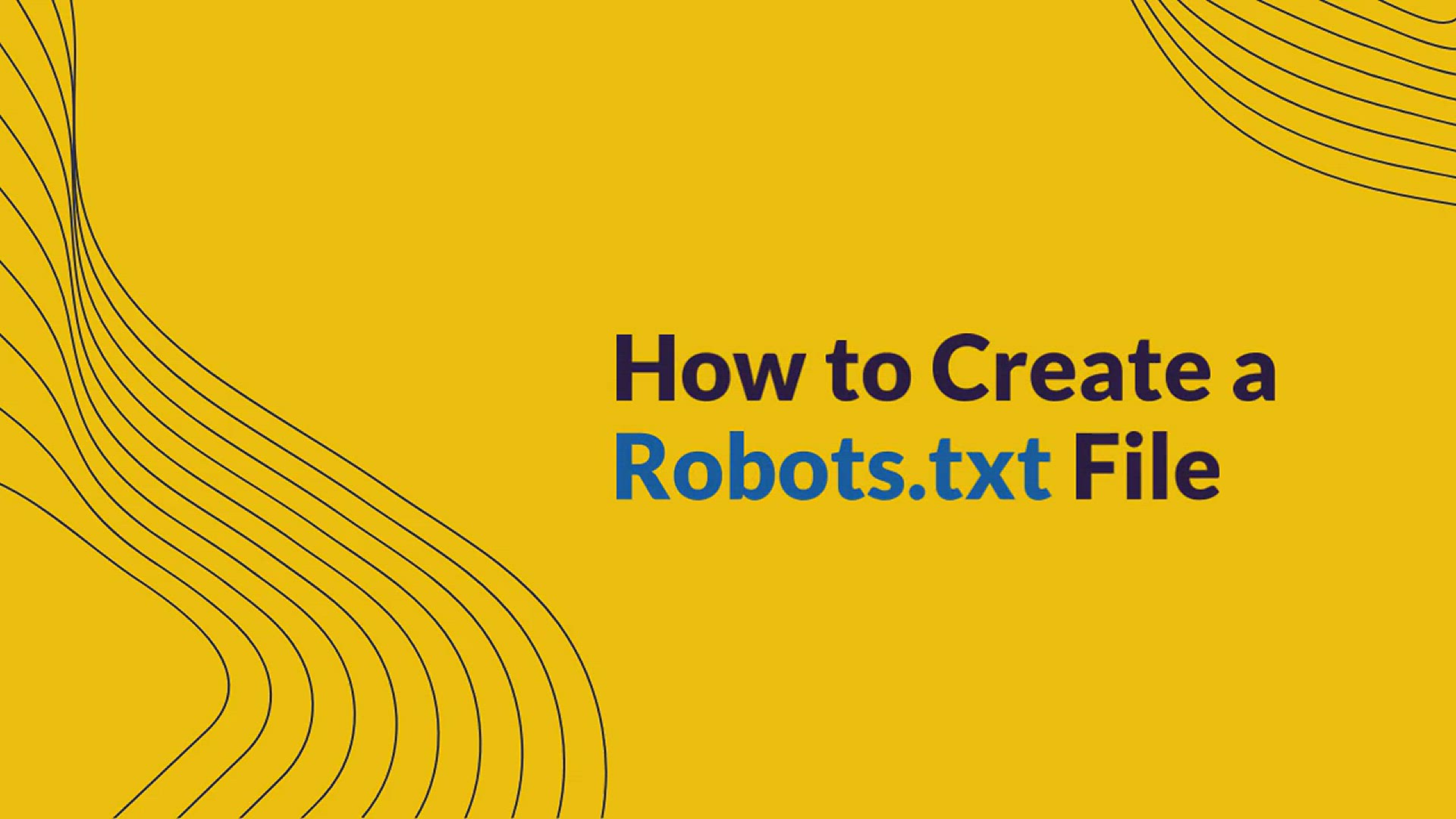 'Video thumbnail for How To Create A Robots.txt File'