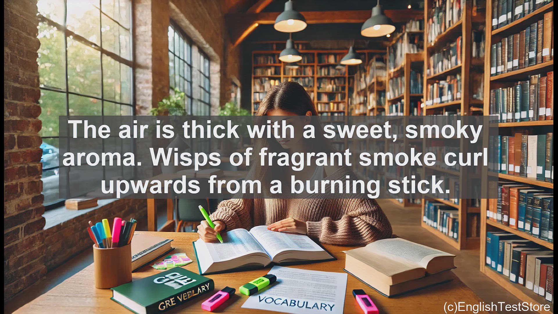 'Video thumbnail for GRE Vocabulary Lesson: Exploring the Versatile Word 'Incense''
