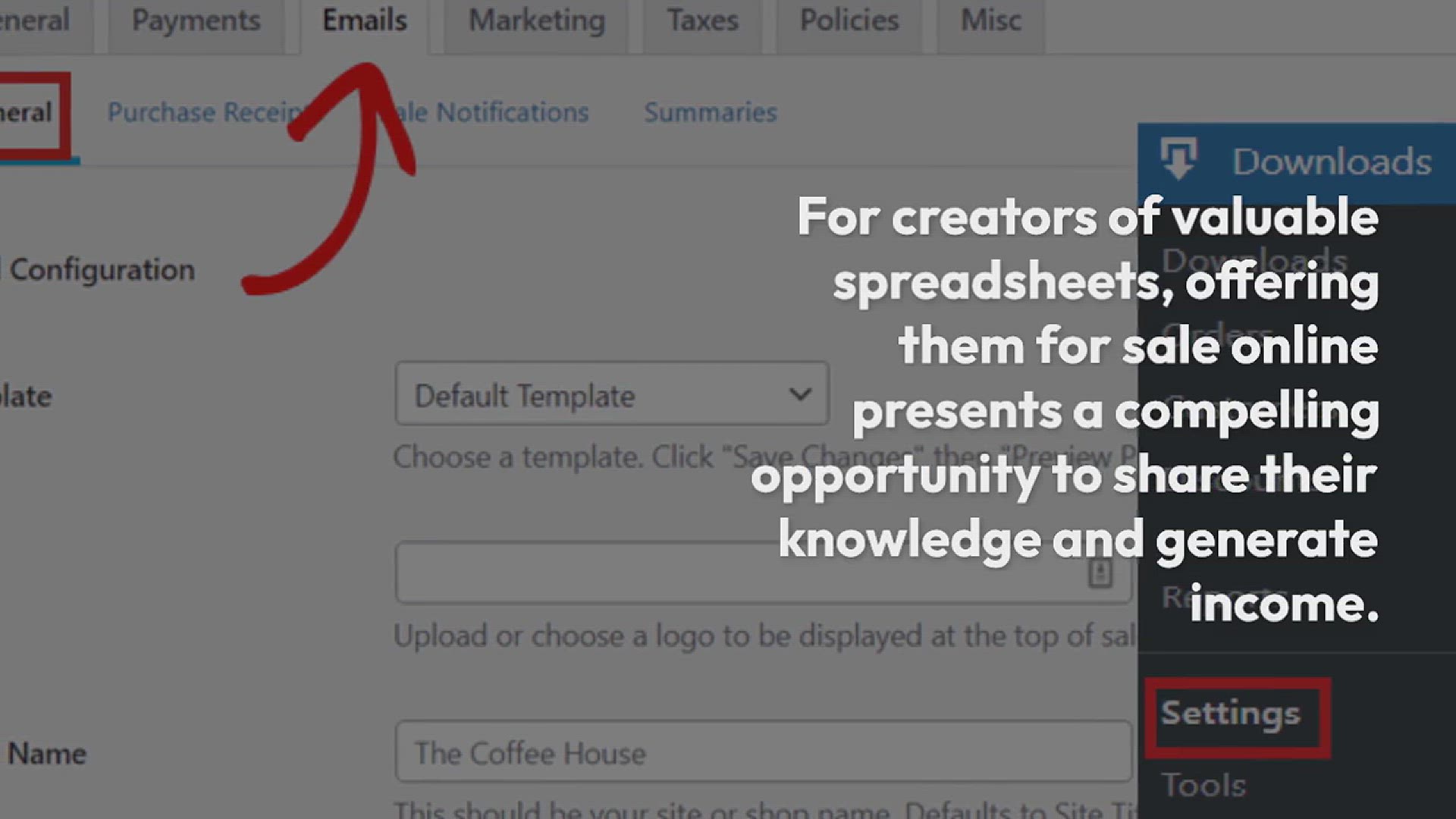 'Video thumbnail for How to Sell Excel or Google Spreadsheets in WordPress'