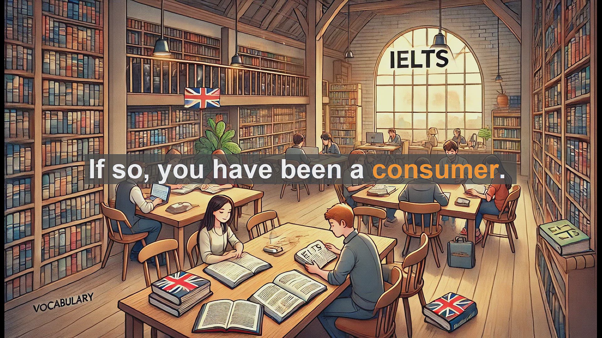'Video thumbnail for 2500 Must Know IELTS 5.5 Vocabulary - Understanding 'Consumer': Key Vocabulary for IELTS'