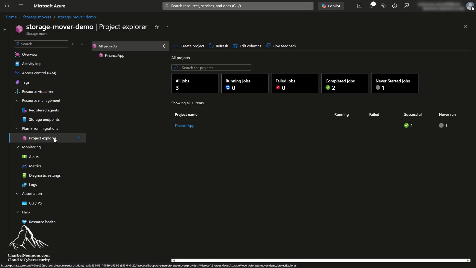 Video thumbnail for Azure Storage Mover Demo
