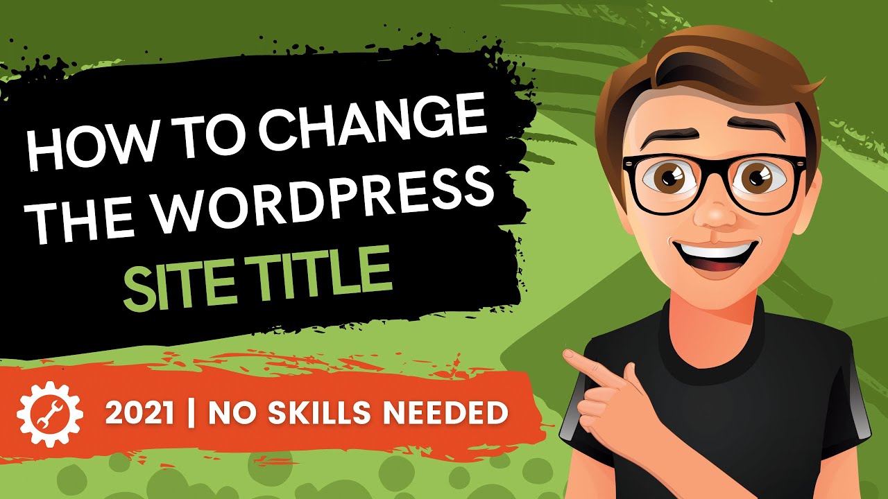 'Video thumbnail for How To Change The WordPress Site Title '