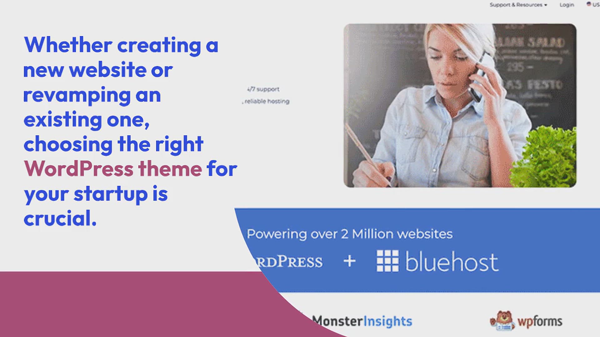 'Video thumbnail for 22 Best WordPress Themes for Startups (2024)'