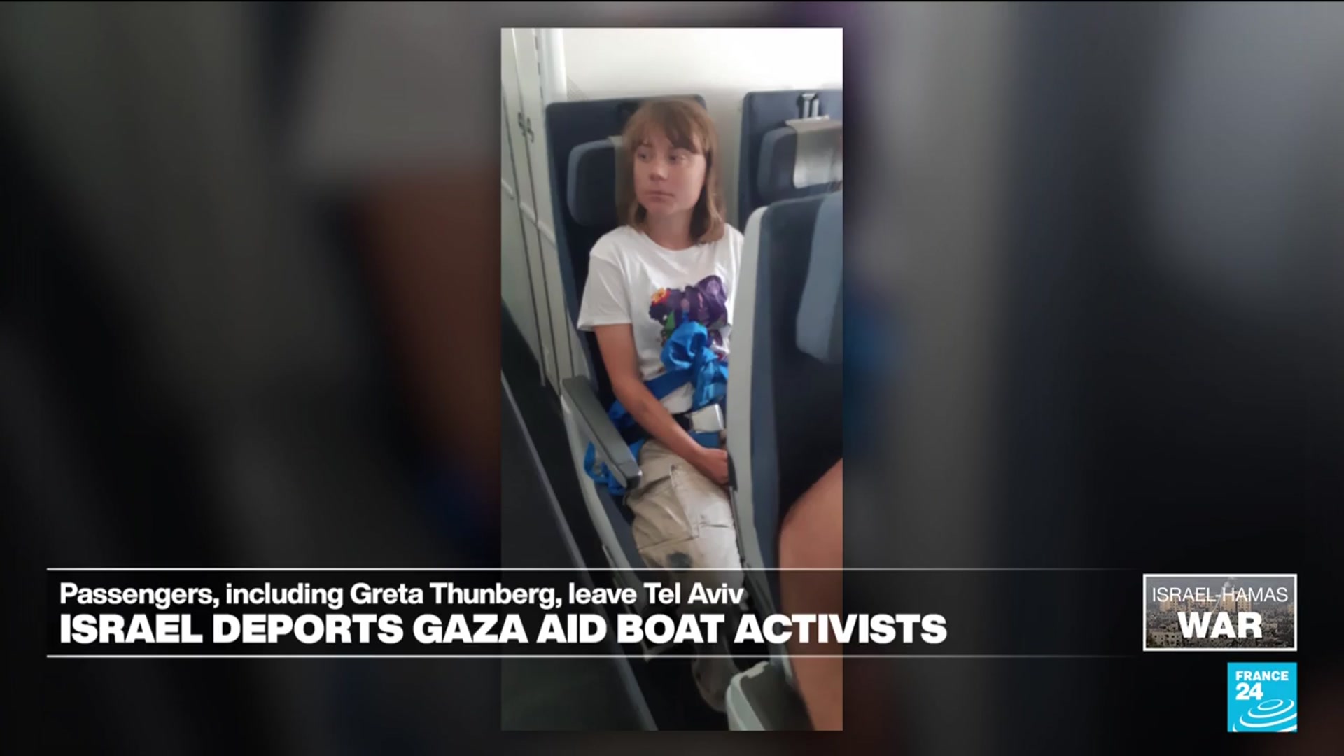 'Video thumbnail for Israel deports Greta Thunberg after intercepting Gaza-bound aid boat'