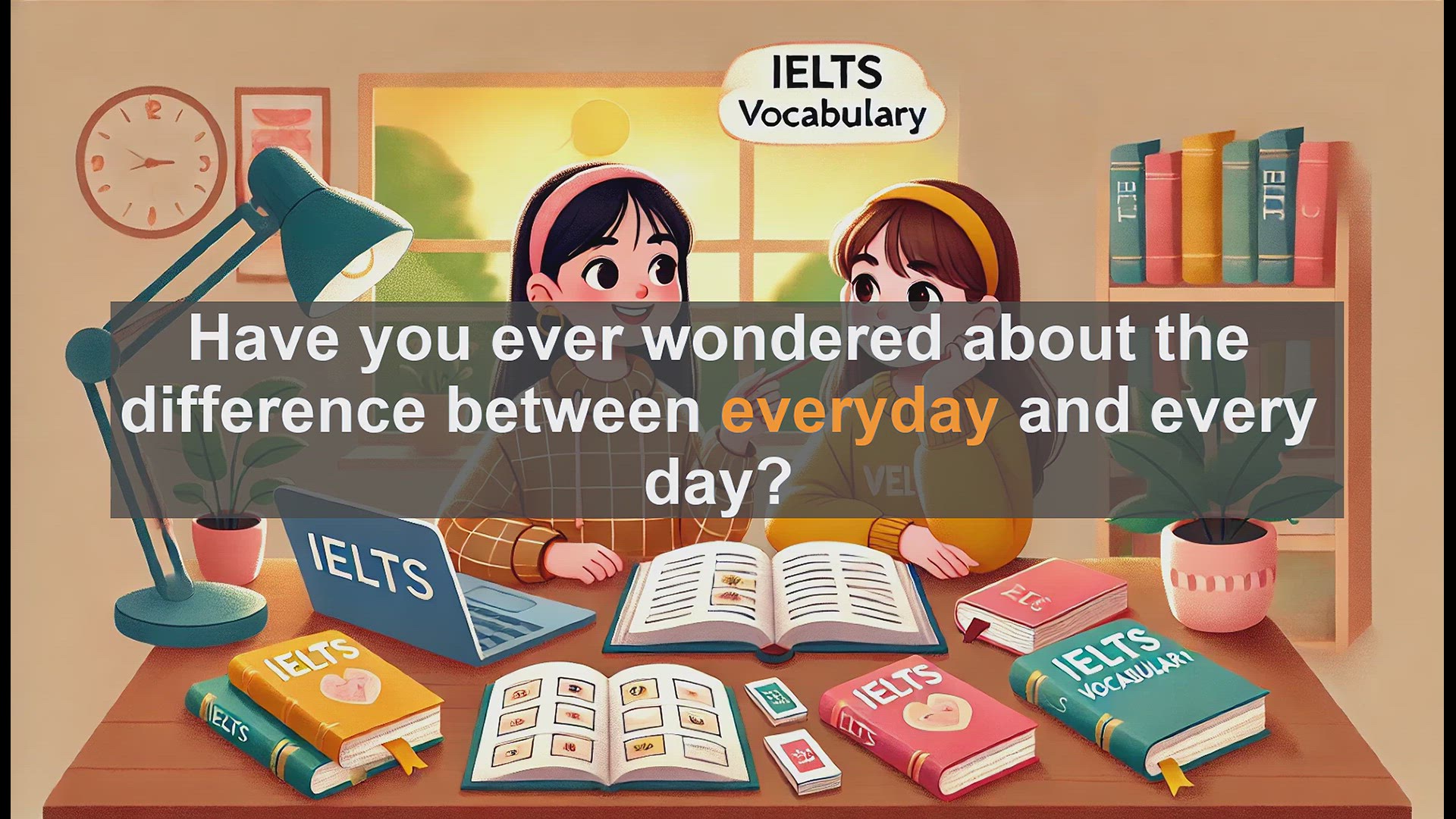 'Video thumbnail for 2500 Must Know IELTS 5.5 Vocabulary - Understanding 'Everyday': A Key Word for IELTS Success'
