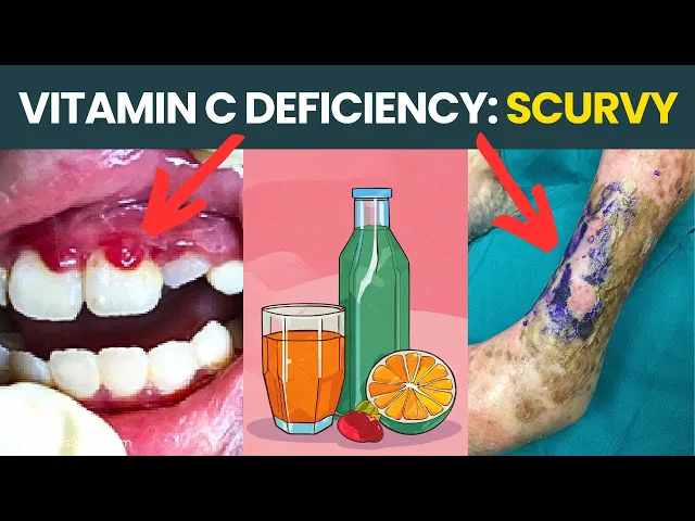 'Video thumbnail for Vitamin C Deficiency Diseases Like Scurvy: Scary Symptoms Explained'