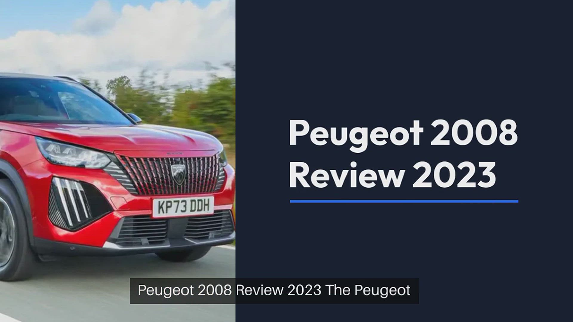 'Video thumbnail for Peugeot 2008 review'