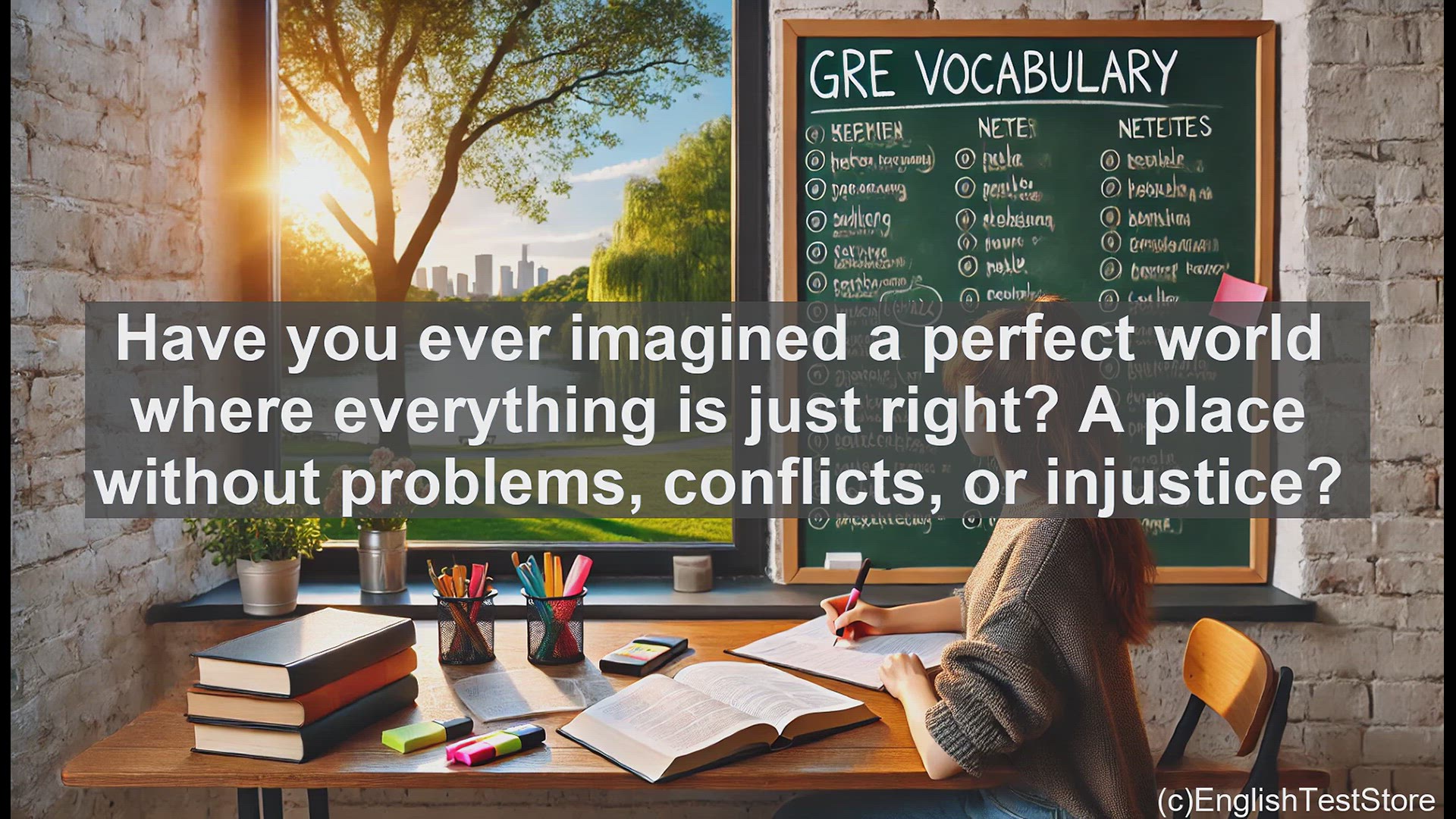 'Video thumbnail for GRE Vocabulary Lesson: Exploring the Concept of Utopia'
