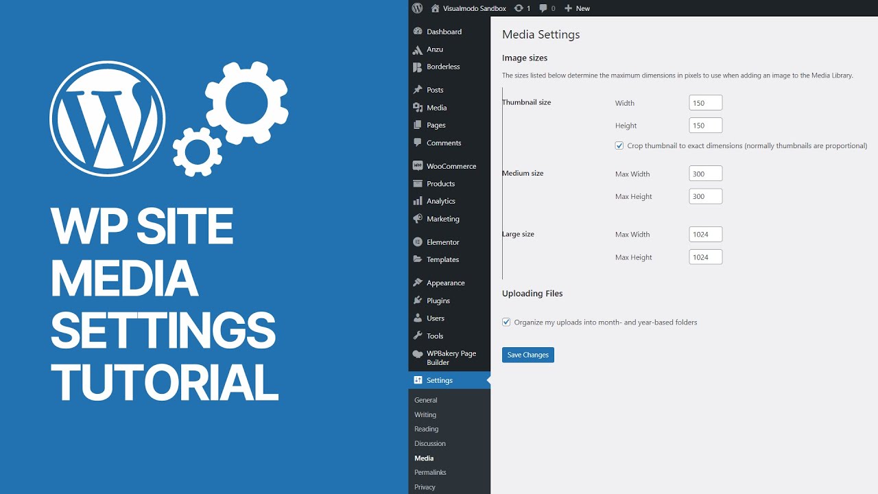 'Video thumbnail for Beginners Guide to WordPress Media Settings - WP Start Tutorial'