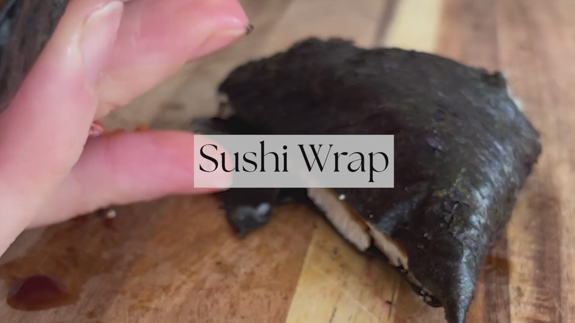 Video thumbnail for Sushi Wrap