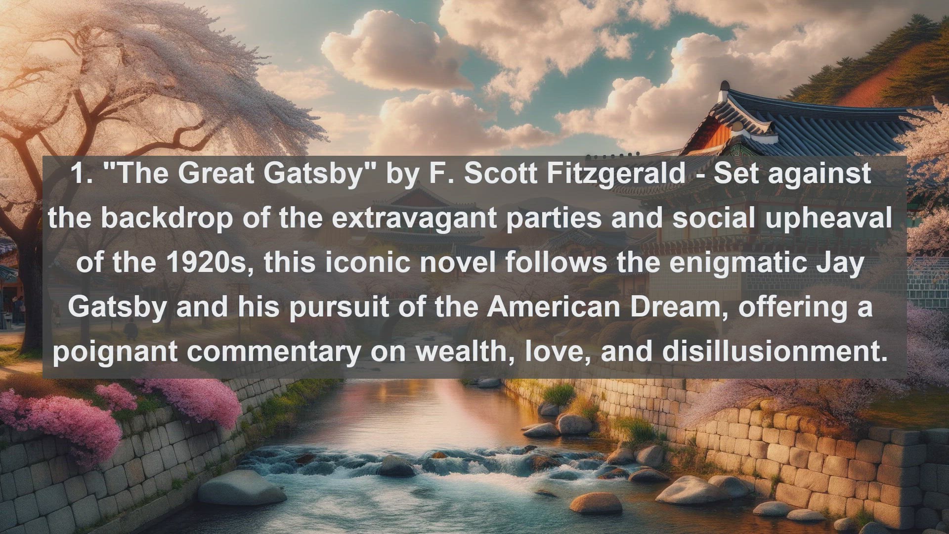 'Video thumbnail for Top 10 American Novels on the Jazz Age'
