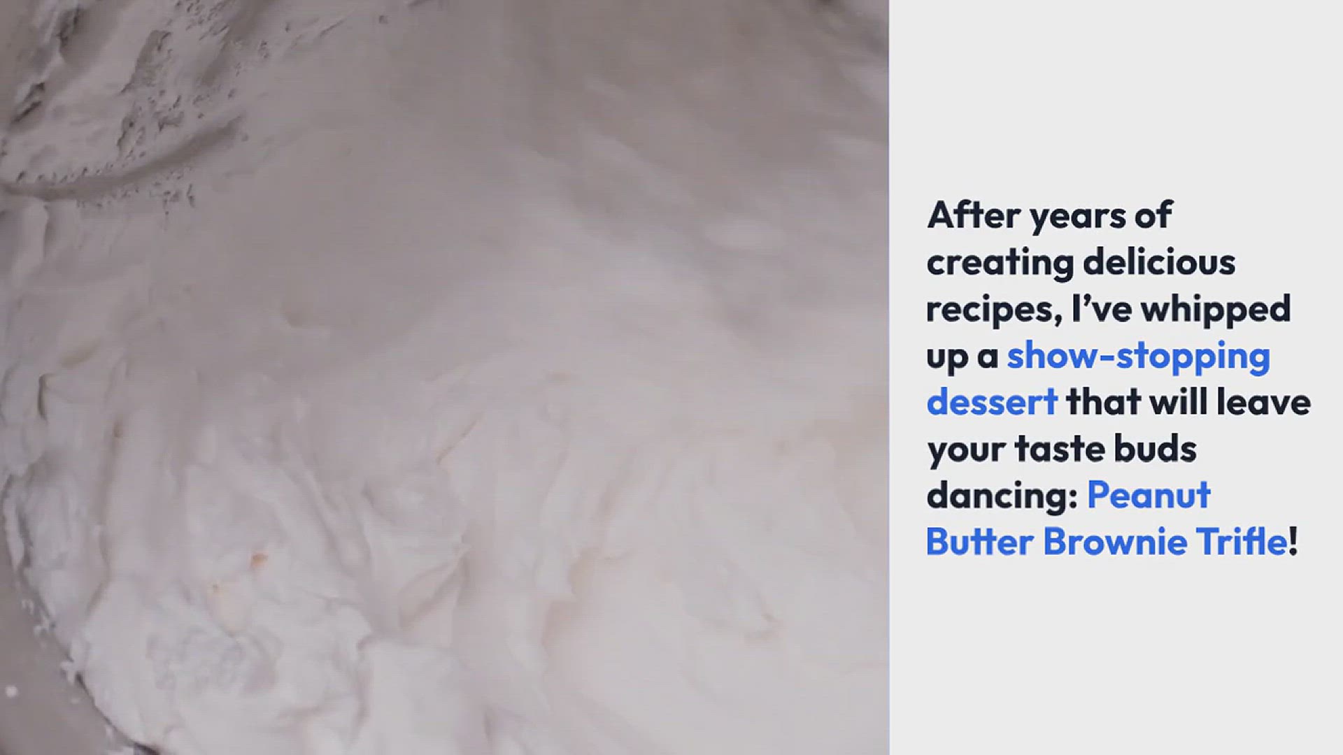 Video thumbnail for Peanut Butter Brownie Trifle